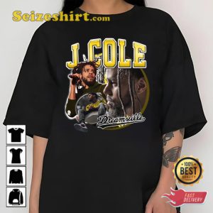 J Cole Tour Rapper Fan Gift Hip Hop Music T-shirt