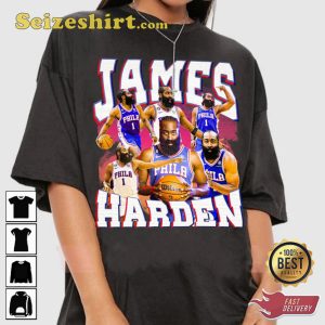 James Harden Step-Back Brooklyn Nets Basketball Sportwear T-Shirt