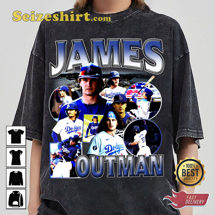 Youth James Outman Los Angeles Dodgers Royal 2022 City Connect Name &  Number T-Shirt