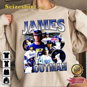 James Outman Outfielder Los Angeles Dodgers MLB Fanwear T-Shirt