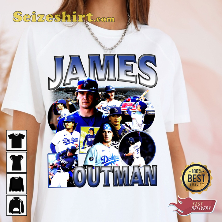 Los Angeles Dodgers James Outman retro shirt, hoodie, sweater