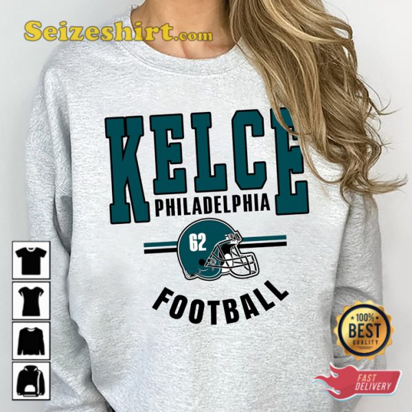 Jason Kelce Philadelphia Eagles Gridiron Glory Sportwear Sweatshirt