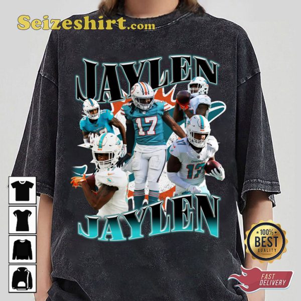 Jaylen Waddle Speed Demon Miami Dolphins NFL Fanwear T-Shirt