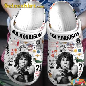 Jim Morrison Music Rock Vibes Riders on the Storm Melodies Comfort Crocs Clog Shoes