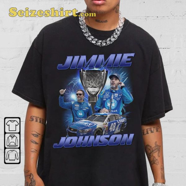 Jimmie Johnson Speed King NASCAR Racing Fanwear Unisex T-Shirt