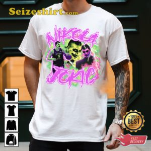 Joker Nikola Jokic Denver Nuggets NBA Basketball Sportwear T-Shirt