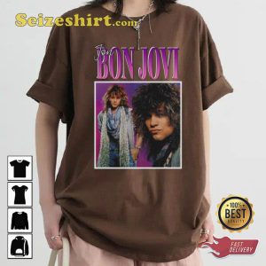 Jon Bon Jovi Clothing Rock Concert Fanwear T-Shirt