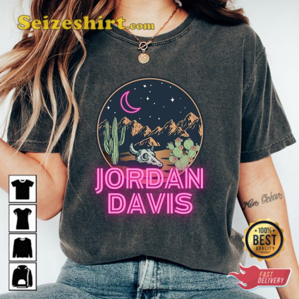 Jordan Davis Country Music Fanwear Concert T-Shirt