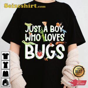 Just A Boy Who Loves Bugs Trendy Unisex T-shirt