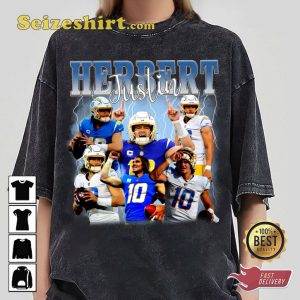 Justin Herbert Arm Cannon Los Angeles Chargers NFL Fanwear T-Shirt