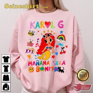 Karol G Manana Sera Bonito US Tour 2023 Concert Trendy T-shirt