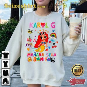 Karol G Manana Sera Bonito US Tour 2023 Concert Trendy T-shirt