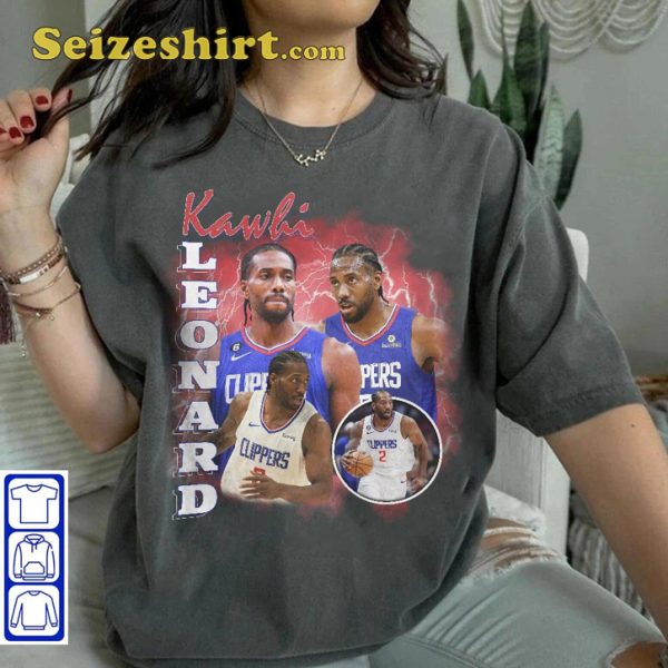 Kawhi Leonard Clutch Master LA Clippers Basketball Sportwear T-Shirt
