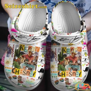 Kenny Chesney Music Coastal Vibes Beer in Mexico Melodies Comfort Crocs Shoes
