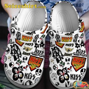 Kiss Music Band I Was Made for Lovin You Dynasty Melodies Comfort Clogs