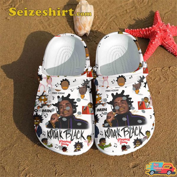 Kodak Black Music Hip-Hop Vibes Tunnel Vision Melodies Comfort Crocs Clog Shoes