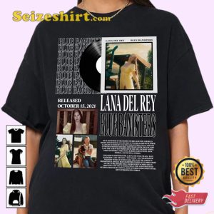 Lana Del Rey Album Blue Banisters Fan Gift Tour T-shirt