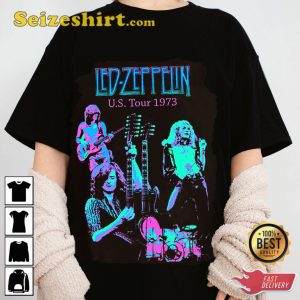 Led Zeppelin Tour 1973 Merch Trendy Unisex T-shirt