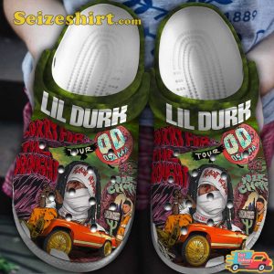 Lil Durk Rapper Music Pelle Coat Almost Healed Melodies Comfort Clogs
