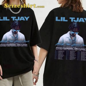 Lil Tjay Tour 2023 Beat The Odds Music Concert T-shirt