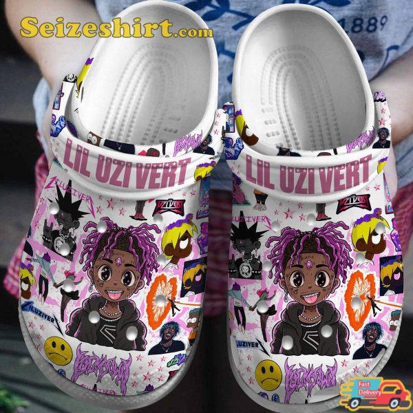 Lil Uzi Vert Music Just Wanna Rock Pink Tape Trendy Melodies Comfort Clogs