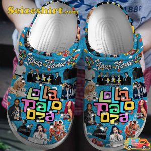 Lollapalooza International Music Personalized Comfort Clogs