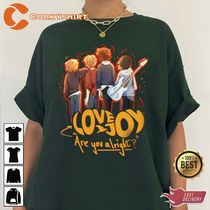 Lovejoy Band Are You Alright Album Comic T-shirt