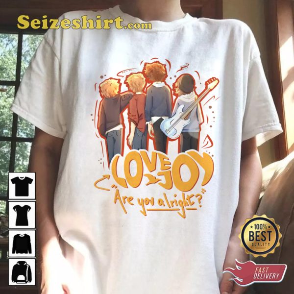 Lovejoy Band Are You Alright Album Comic T-shirt