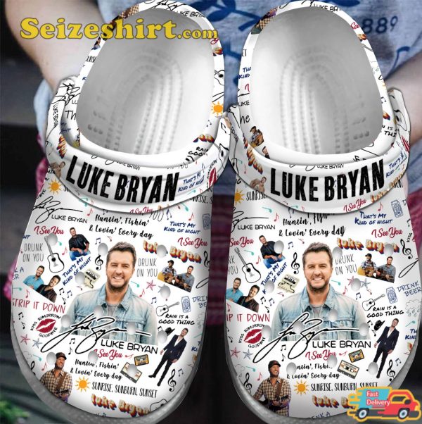 Luke Bryan Music Country Vibes Country Girl Melodies Comfort Clogs