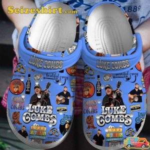 Luke Combs Tour Bull Skull Country Music Enthusiast Comfort Clogs