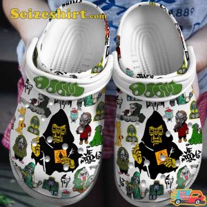 MF DOOM Music Rapper Vibes All Caps Melodies Comfort Crocband Shoes