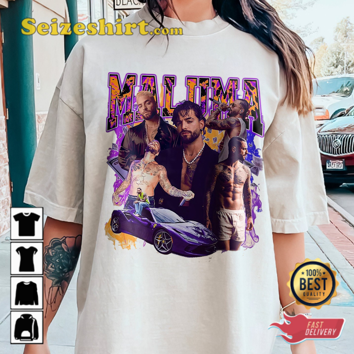 Maluma Tour Colombian Rapper Fan Gift T-shirt
