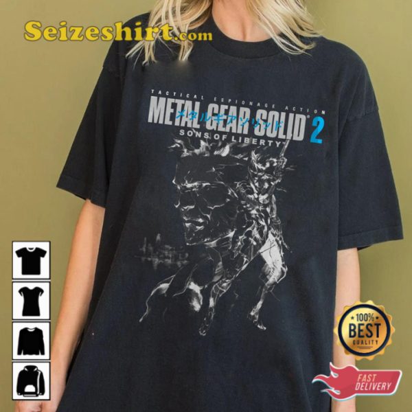 Metal Gear Mgs2 Action-Adventure Sons of Liberty Gaming Sweatshirt