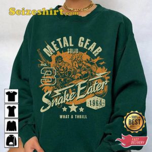 Mgs Metal Gear Solid Snake Eater Retro Gaming Sweatshirt