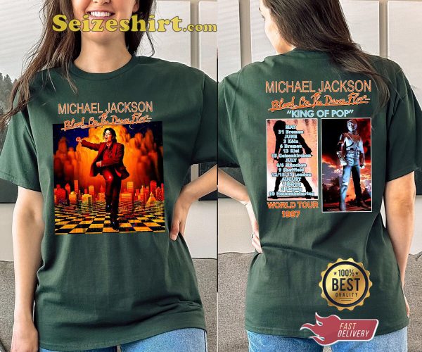 Michael Jackson Blood On The Dance Floor Tour 1997 King Of Pop Music T-shirt