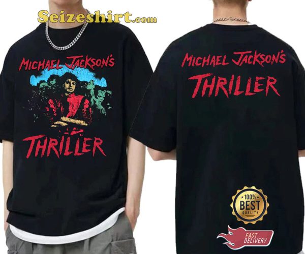 Michael Jackson Thriller Tour 1992 King Of Pop The Legend T-shirt