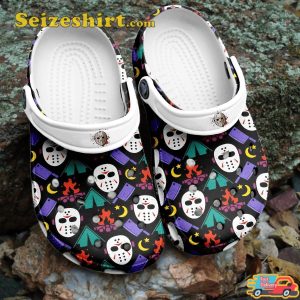 Michael Myers Campfire Halloween Face Spooky Comfort Clogs