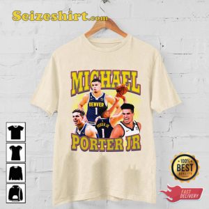 Michael Porter Jr Phenom Denver Nuggets Basketball Sportwear T-Shirt
