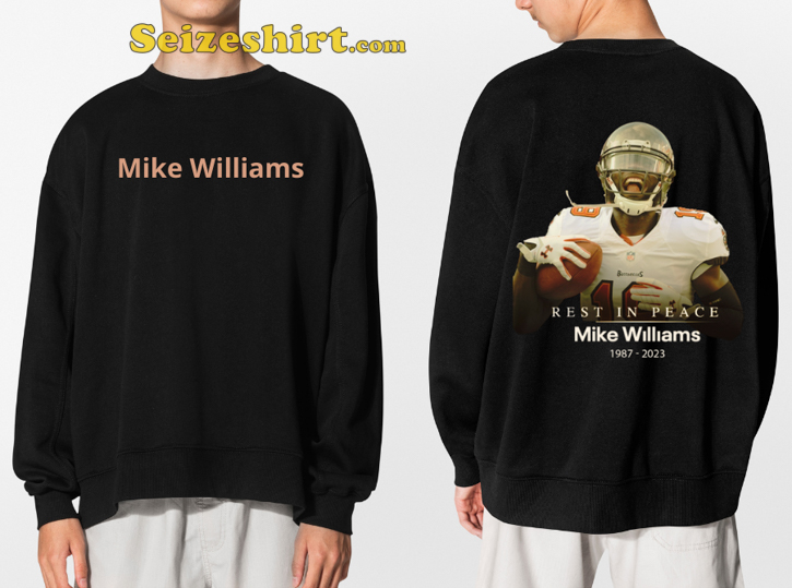 Mike Williams Memorable RIP Fan Football T-shirt