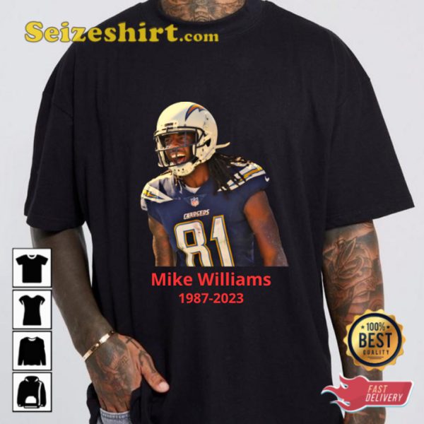 Mike Williams Rest In Eternity NFL Football T-shirt