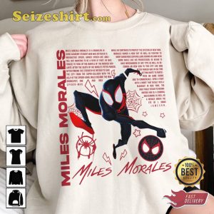 Miles Morales Black Spiderman T-Shirt