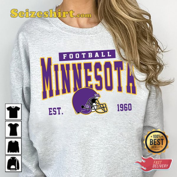 Minnesota Vikings Skol Vikings Lets Go Football Sportwear Sweatshirt