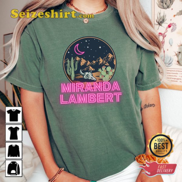 Miranda Lambert Country Music Neon Moon Fanwear Concert T-Shirt