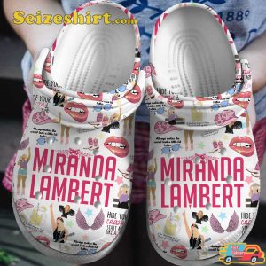 Miranda Lambert Music Country Vibes Gunpowder & Lead Melodies Comfort Crocs Clog Shoes