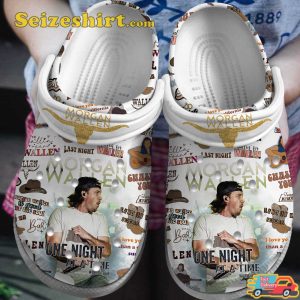 Morgan Wallen Music Rock Vibes 7 Summers Melodies Comfort Crocband Shoes