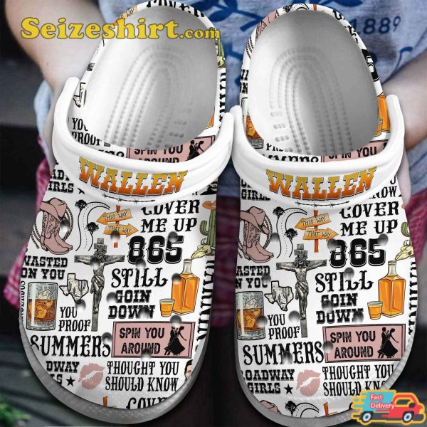 Morgan Wallen Tour Country Music Bullhead Cowboy Western Inspired Comfort Clogs