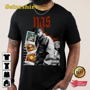 NY State of Mind Nas Hip-Hop Legend Concert T-Shirt