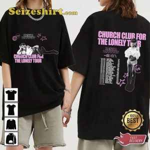 Nessa Barrett Church Club For The Lonely Tour 2023 Fan T-shirt
