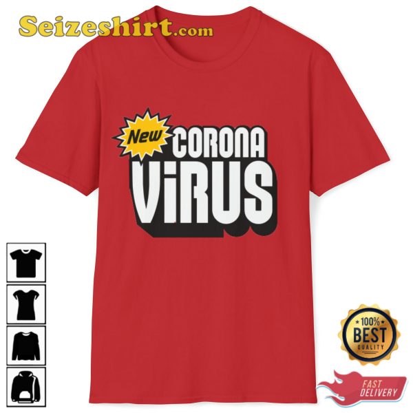 New Corona Virus New Mario Game Mock-up Meme Funny T-Shirt