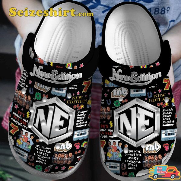 New Edition Music Soul Vibes Can You Stand the Rain Melodies Comfort Crocband Shoes